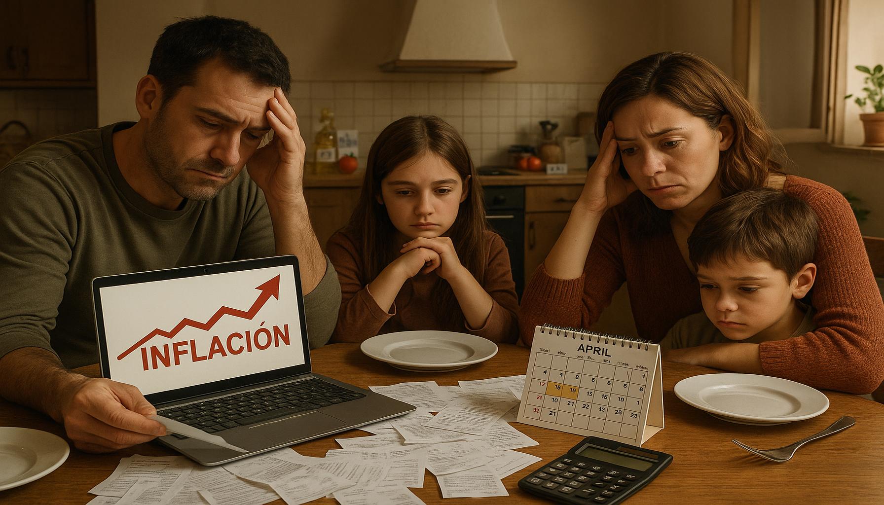 El impacto de la inflación en las finanzas familiares en España